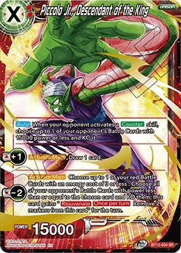 Image for Piccolo Jr., Descendant of the King (Vicious Rejuvenation) (BT12-004) - Dragon Ball Super: Masters