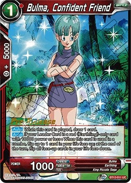 Image for Bulma, Confident Friend (Vicious Rejuvenation) (BT12-011) - Dragon Ball Super: Masters