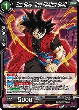 Image for Son Goku, True Fighting Spirit (Vicious Rejuvenation) (BT12-128) - Dragon Ball Super: Masters