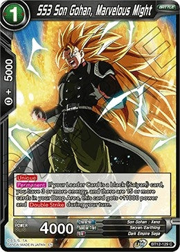 Image for SS3 Son Gohan, Marvelous Might (Vicious Rejuvenation) (BT12-129) - Dragon Ball Super: Masters