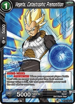 Image for Vegeta, Catastrophic Premonition (Vicious Rejuvenation) (BT12-132) - Dragon Ball Super: Masters