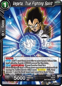 Image for Vegeta, True Fighting Spirit (Vicious Rejuvenation) (BT12-133) - Dragon Ball Super: Masters
