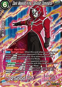 Image for Dark Masked King, Devilish Dominator (Vicious Rejuvenation) (BT12-140) - Dragon Ball Super: Masters