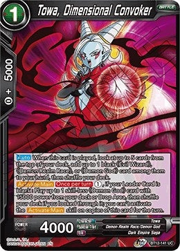 Image for Towa, Dimensional Convoker (Vicious Rejuvenation) (BT12-141) - Dragon Ball Super: Masters