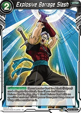 Image for Explosive Barrage Slash (Vicious Rejuvenation) (BT12-151) - Dragon Ball Super: Masters