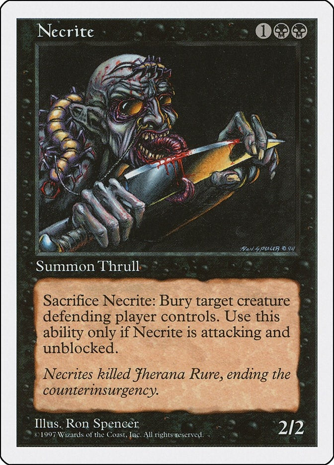 Image for Necrite (Fifth Edition) - Magic: The Gathering