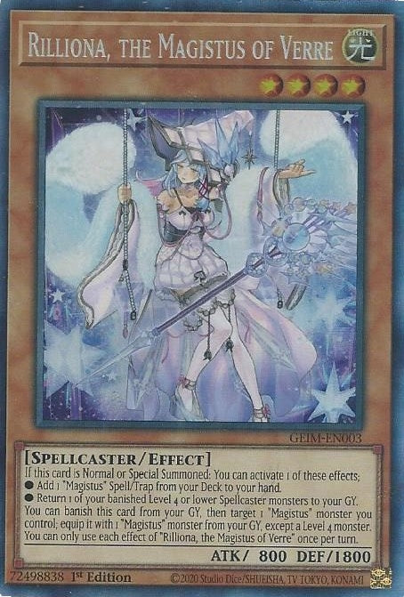 Image for Rilliona, the Magistus of Verre (CR) (Genesis Impact) (GEIM-EN003) - YuGiOh