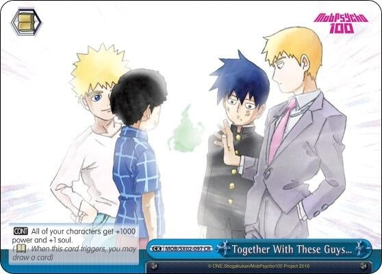 Image for Together With These Guys... (Mob Psycho 100) (MOB/SX02-097 CR) - Weiss Schwarz
