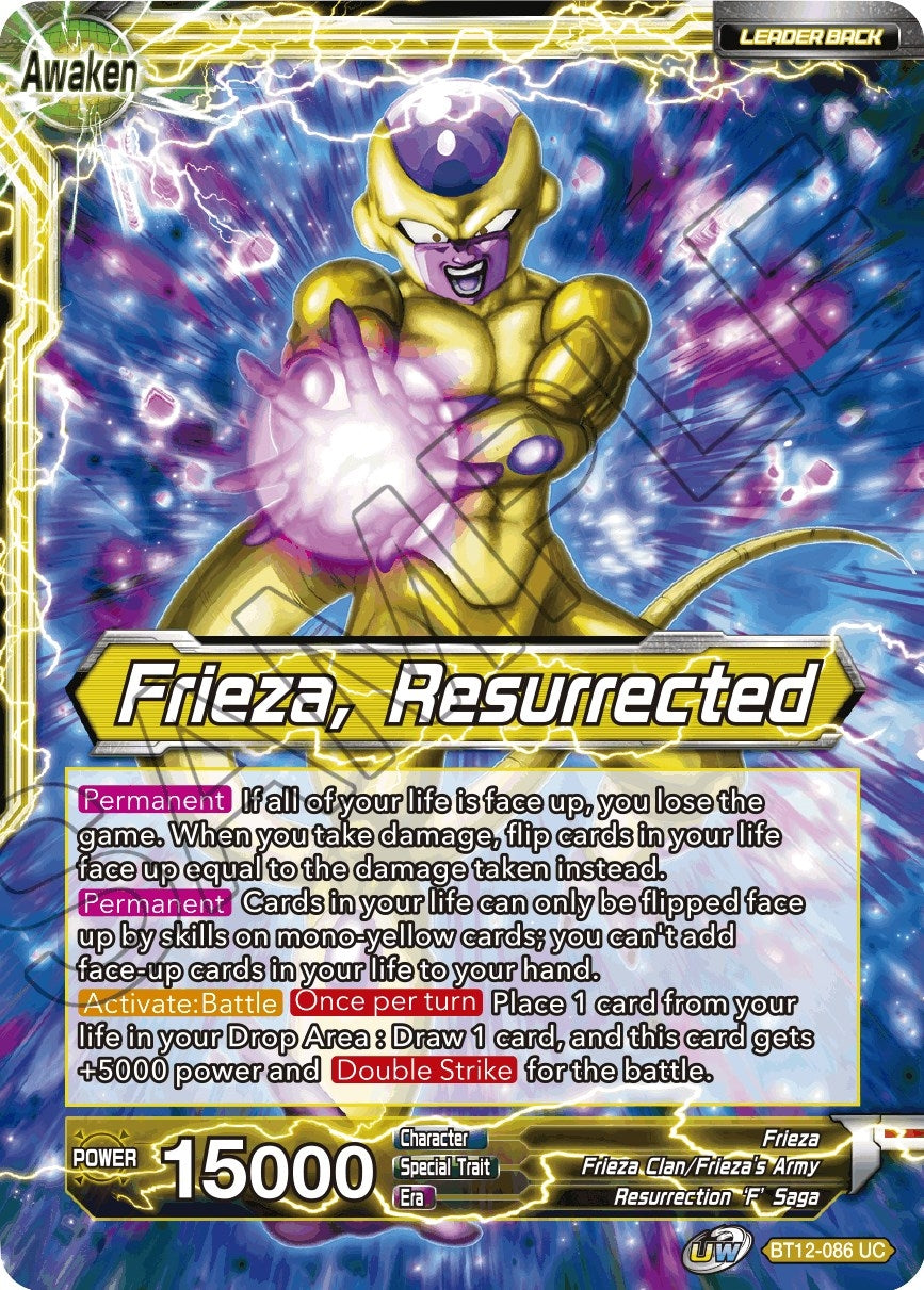 Image for Frieza // Frieza, Resurrected (Vicious Rejuvenation) (BT12-086) - Dragon Ball Super: Masters