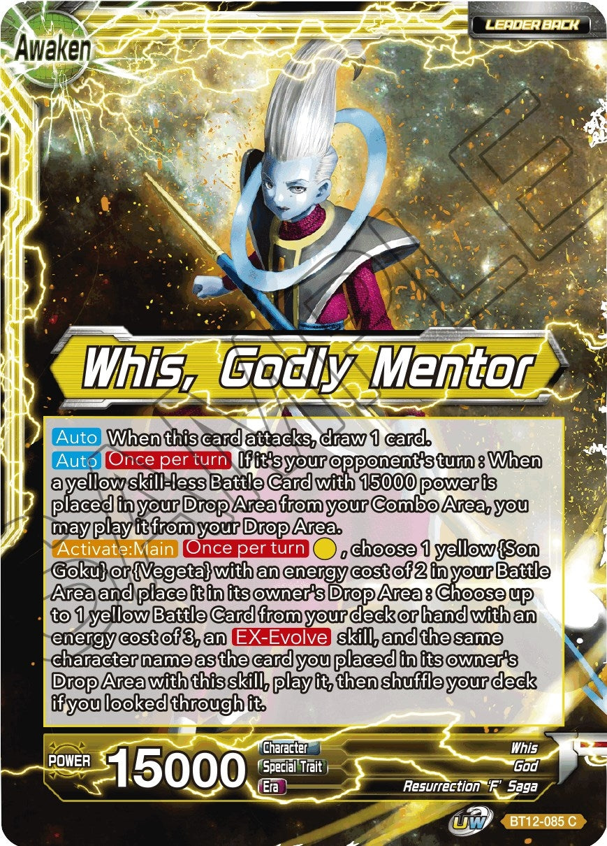 Image for Whis // Whis, Godly Mentor (Vicious Rejuvenation) (BT12-085) - Dragon Ball Super: Masters