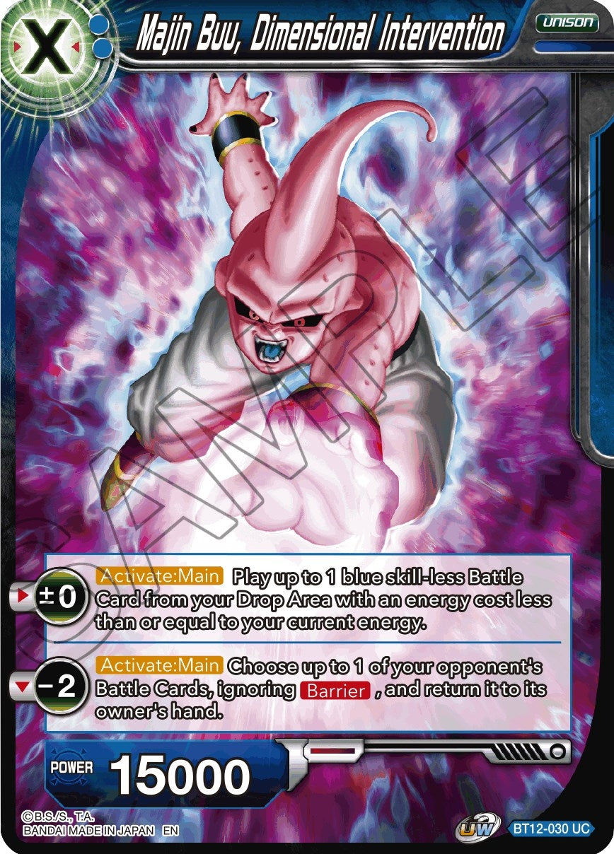 Image for Majin Buu, Dimensional Intervention (Vicious Rejuvenation) (BT12-030) - Dragon Ball Super: Masters