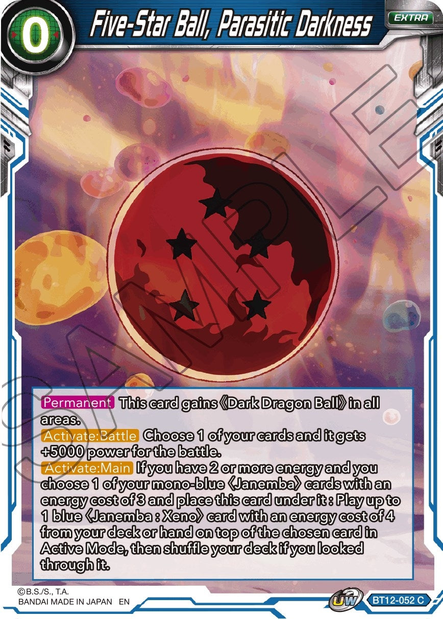 Image for Five-Star Ball, Parasitic Darkness (Vicious Rejuvenation) (BT12-052) - Dragon Ball Super: Masters