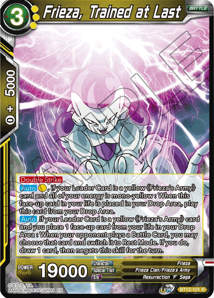 Image for Frieza, Trained at Last (Vicious Rejuvenation) (BT12-101) - Dragon Ball Super: Masters