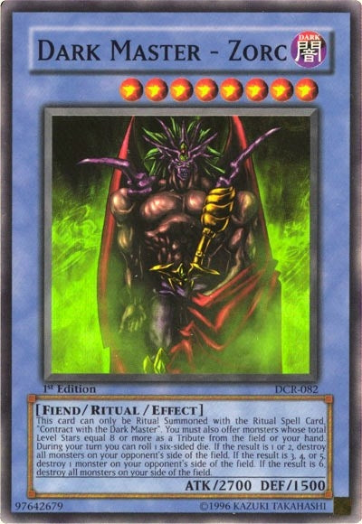 Image for Dark Master - Zorc (Dark Crisis) (DCR-082) - YuGiOh