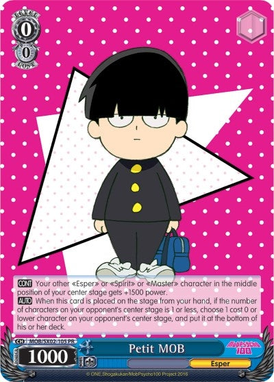 Image for Petit MOB (Mob Psycho 100) (MOB/SX02-105 PR) - Weiss Schwarz