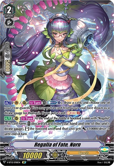 Image for Regalia of Fate, Norn (SP) (V-BT12: Divine Lightning Radiance) (V-BT12/SP18EN) - Cardfight Vanguard
