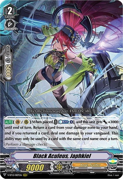 Image for Black Aculeus, Japhkiel (V-BT12: Divine Lightning Radiance) (V-BT12/007EN) - Cardfight Vanguard