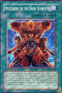 Image for Mustering of the Dark Scorpions (Dark Crisis) (DCR-093) - YuGiOh