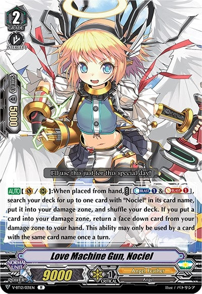 Image for Love Machine Gun, Nociel (V-BT12: Divine Lightning Radiance) (V-BT12/031EN) - Cardfight Vanguard
