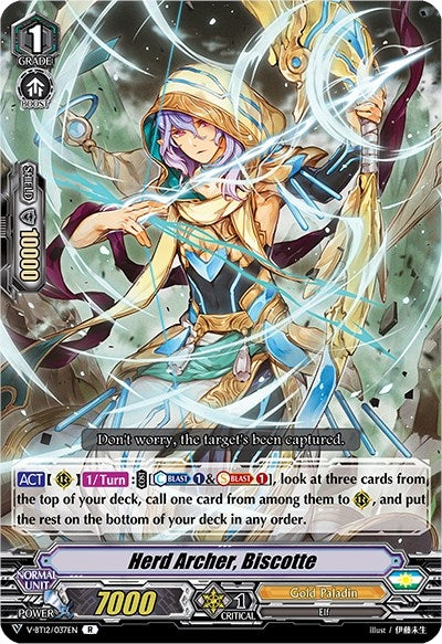 Image for Herd Archer, Biscotte (V-BT12: Divine Lightning Radiance) (V-BT12/037EN) - Cardfight Vanguard