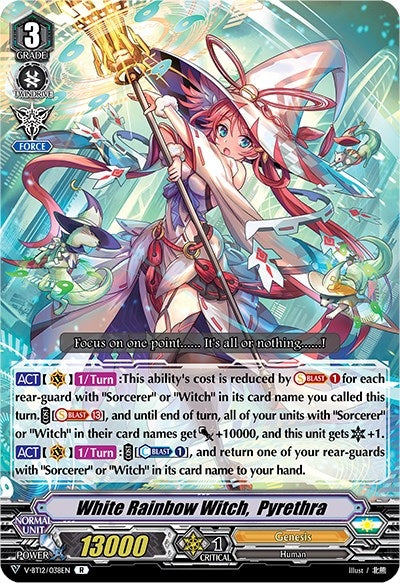 Image for White Rainbow Witch, Pyrethra (V-BT12: Divine Lightning Radiance) (V-BT12/038EN) - Cardfight Vanguard