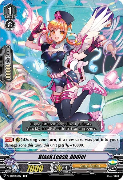 Image for Black Leash, Abdiel (V-BT12: Divine Lightning Radiance) (V-BT12/051EN) - Cardfight Vanguard