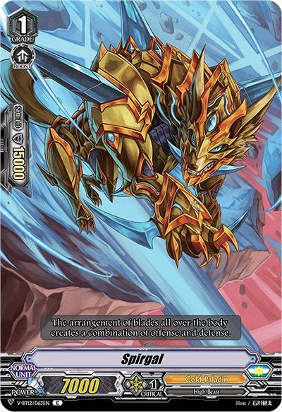 Image for Spirgal (V-BT12: Divine Lightning Radiance) (V-BT12/063EN) - Cardfight Vanguard