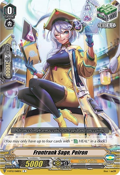 Image for Frontrank Sage, Peiron (V-BT12: Divine Lightning Radiance) (V-BT12/068EN) - Cardfight Vanguard