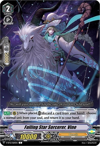 Image for Falling Star Sorcerer, Vine (V-BT12: Divine Lightning Radiance) (V-BT12/069EN) - Cardfight Vanguard