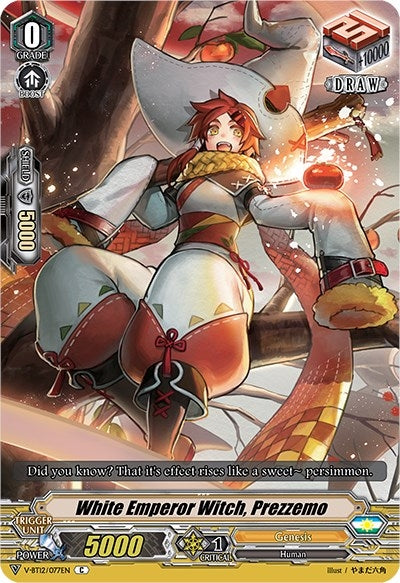 Image for White Emperor Witch, Prezzemo (V-BT12: Divine Lightning Radiance) (V-BT12/077EN) - Cardfight Vanguard