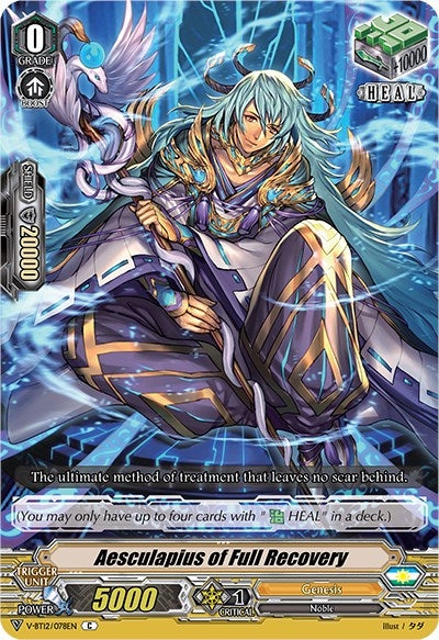 Image for Aesculapius of Full Recovery (V-BT12: Divine Lightning Radiance) (V-BT12/078EN) - Cardfight Vanguard