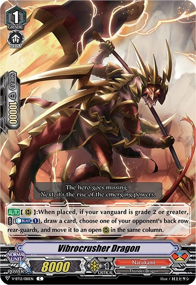 Image for Vibrocrusher Dragon (V-BT12: Divine Lightning Radiance) (V-BT12/081EN) - Cardfight Vanguard