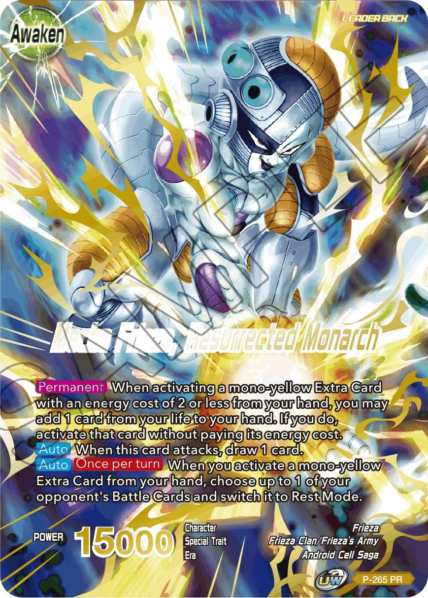 Image for Frieza // Mecha Frieza, Resurrected Monarch (Full Art) (Promotion Cards) (P-265) - Dragon Ball Super: Masters