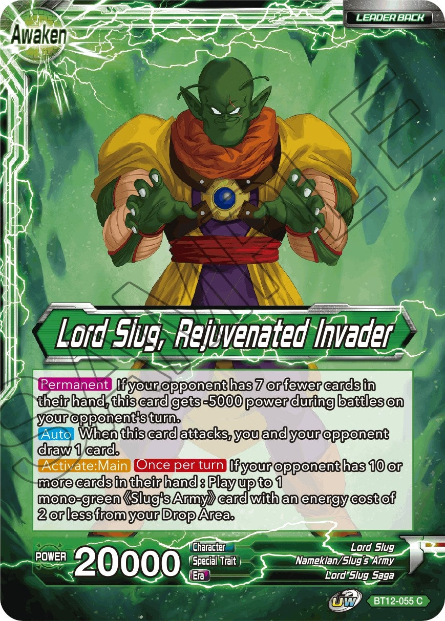 Image for Lord Slug // Lord Slug, Rejuvenated Invader (Vicious Rejuvenation) (BT12-055) - Dragon Ball Super: Masters