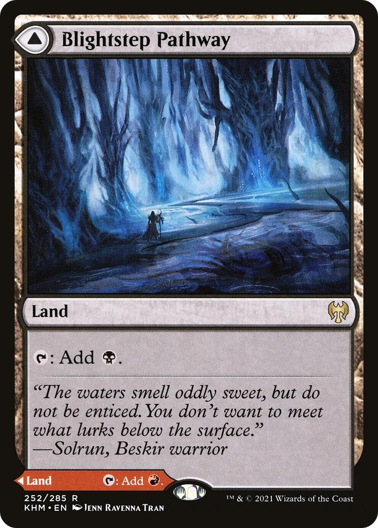 Image for Blightstep Pathway (Kaldheim) (252) - Magic: The Gathering