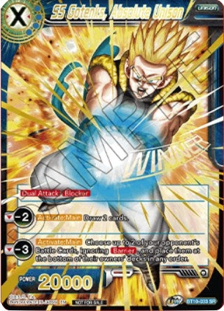 Image for SS Gotenks, Absolute Unison (Winner Stamped) (Tournament Promotion Cards) (BT10-033) - Dragon Ball Super: Masters