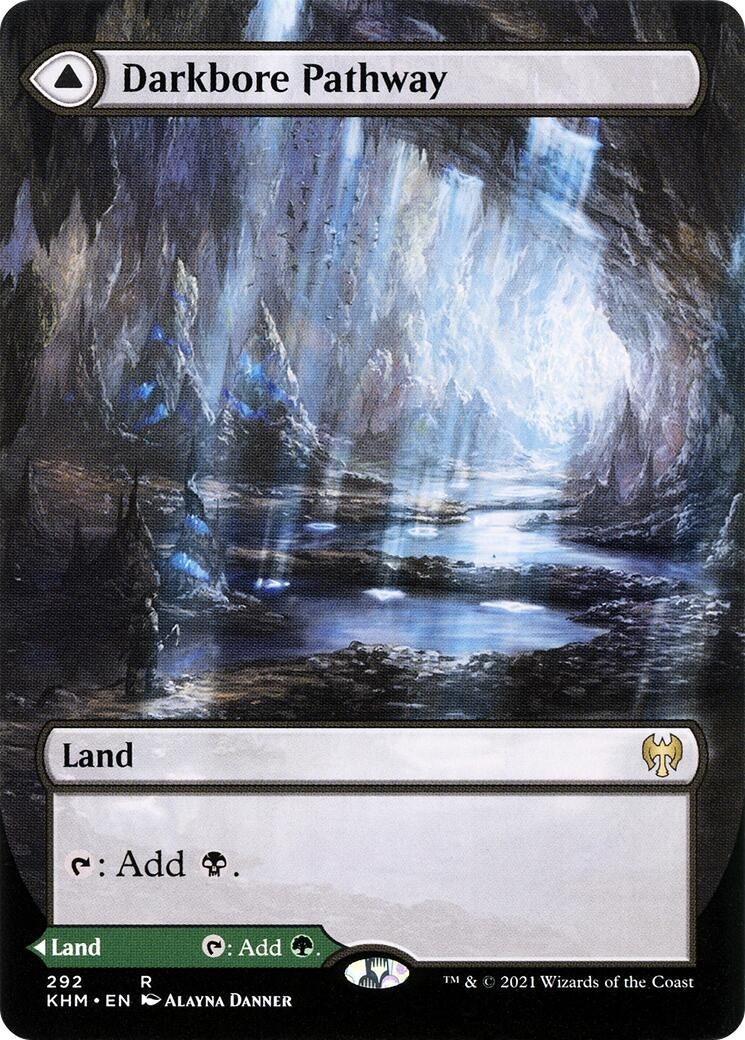 Image for Darkbore Pathway (Borderless) (Kaldheim) (292) - Magic: The Gathering