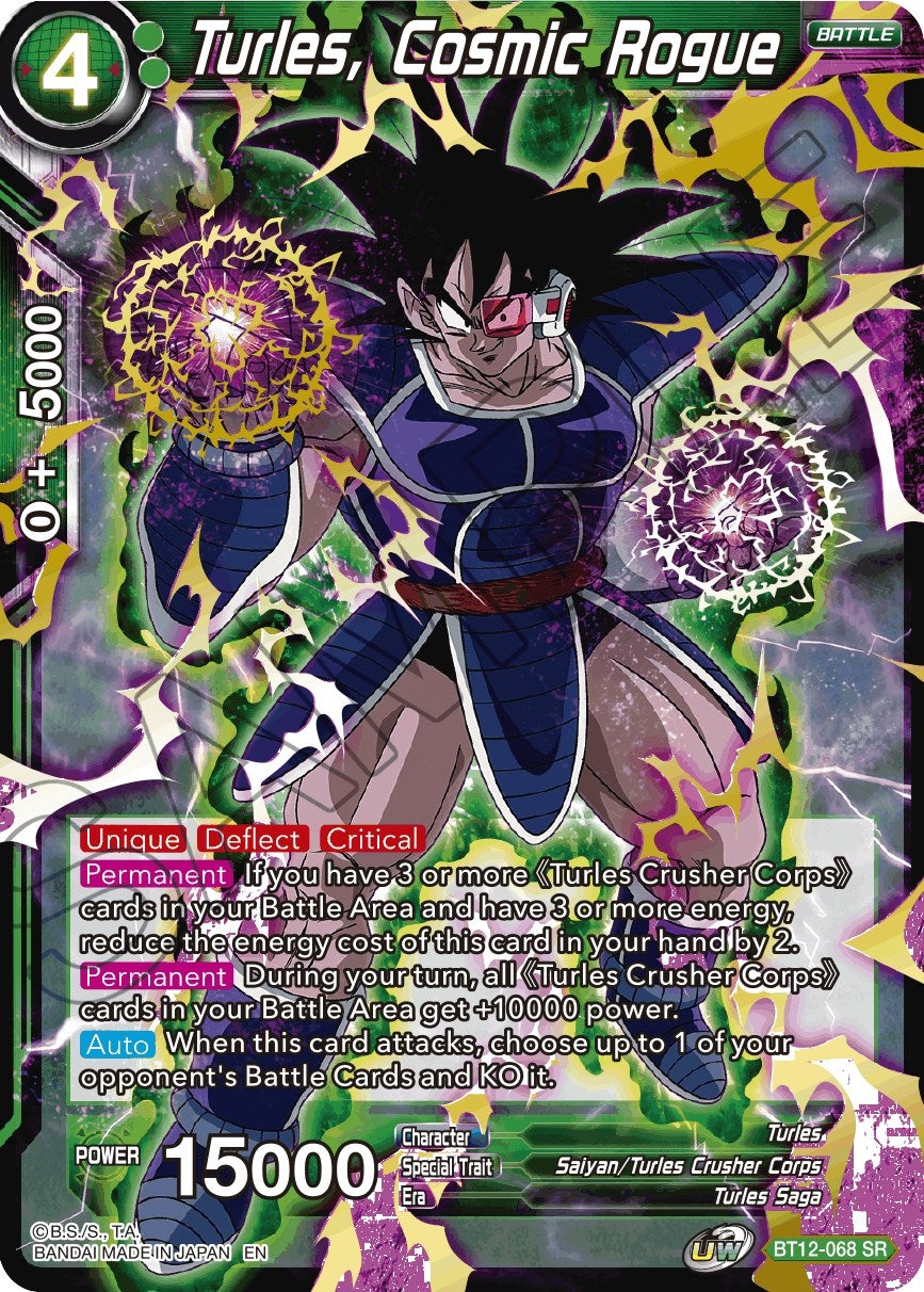 Image for Turles, Cosmic Rogue (Vicious Rejuvenation) (BT12-068) - Dragon Ball Super: Masters
