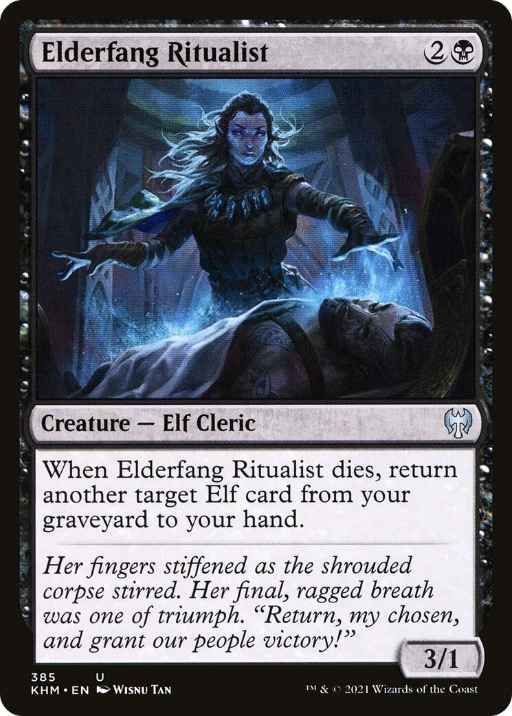 Image for Elderfang Ritualist (Kaldheim) (385) - Magic: The Gathering