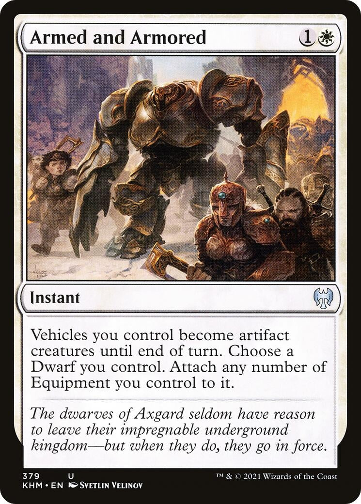Image for Armed and Armored (Kaldheim) (379) - Magic: The Gathering
