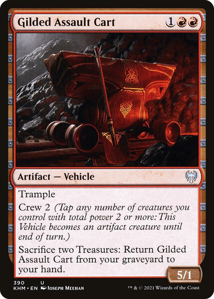 Image for Gilded Assault Cart (Kaldheim) (390) - Magic: The Gathering