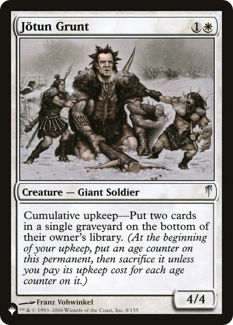 Image for Jotun Grunt (The List Reprints) (8/155) - Magic: The Gathering