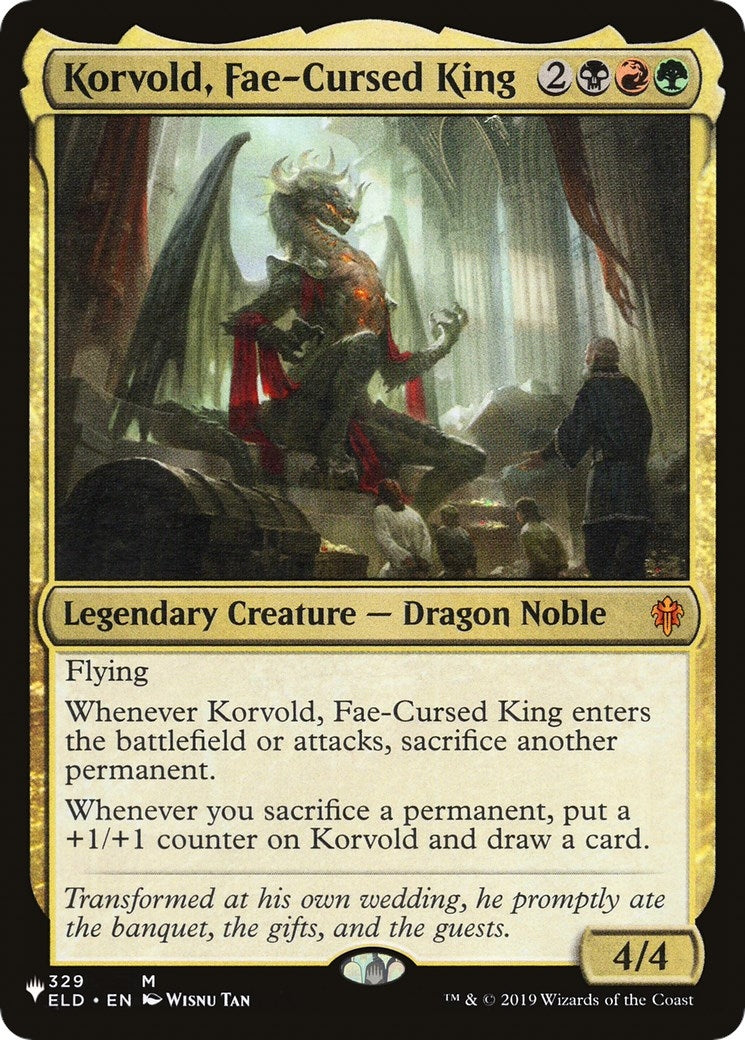 Image for Korvold, Fae-Cursed King (The List Reprints) (329/269) - Magic: The Gathering