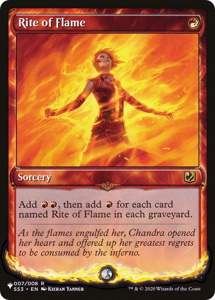 Image for Rite of Flame (The List Reprints) (007/008) - Magic: The Gathering