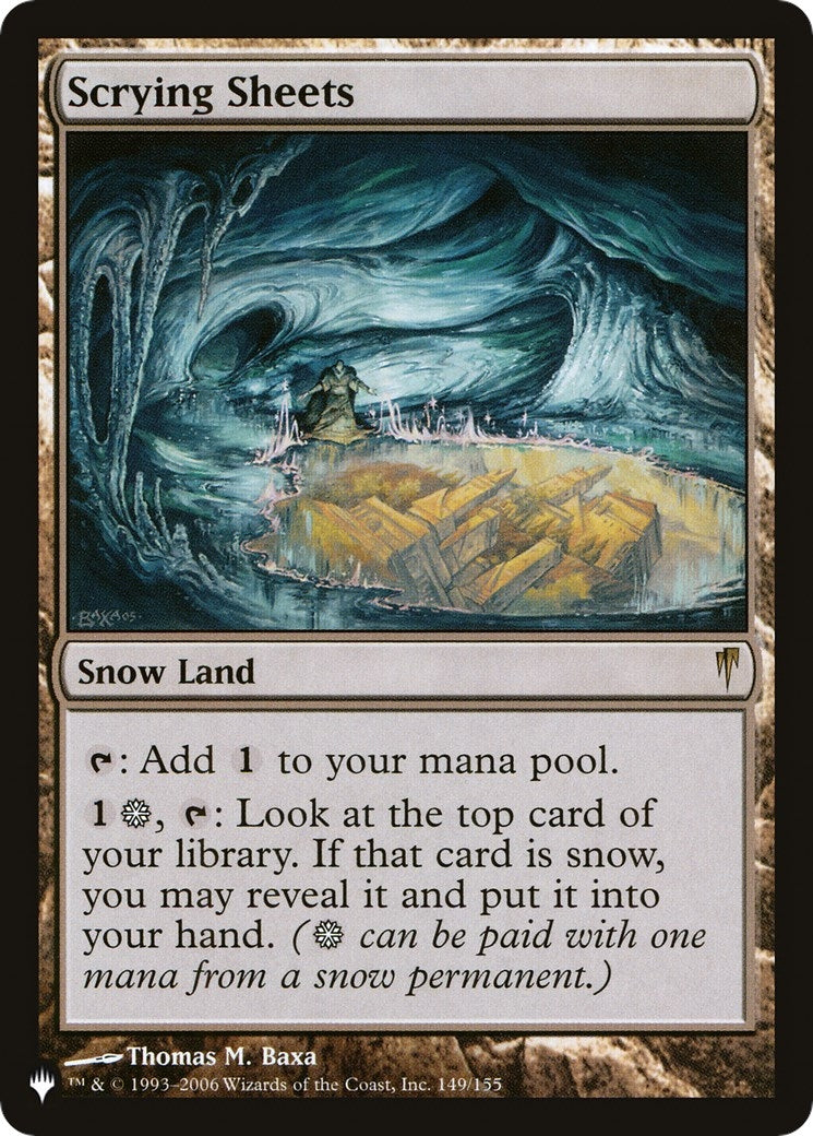 Image for Scrying Sheets (The List Reprints) (149/155) - Magic: The Gathering