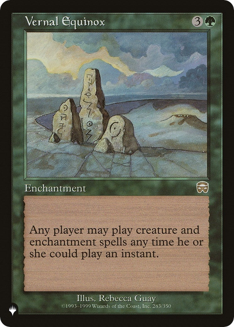 Image for Vernal Equinox (The List Reprints) (283/350) - Magic: The Gathering