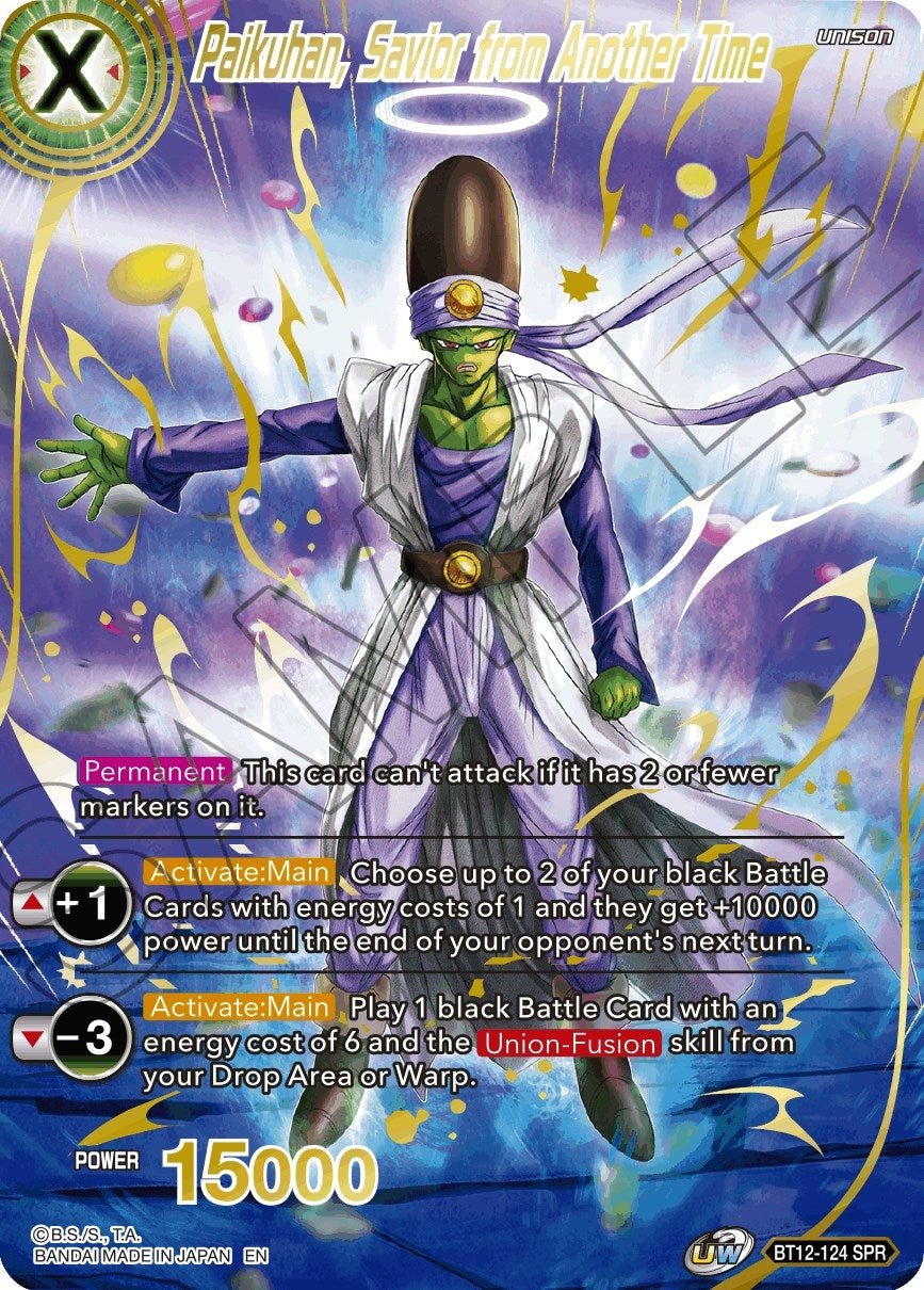 Image for Paikuhan, Savior from Another Time (SPR) (Vicious Rejuvenation) (BT12-124) - Dragon Ball Super: Masters