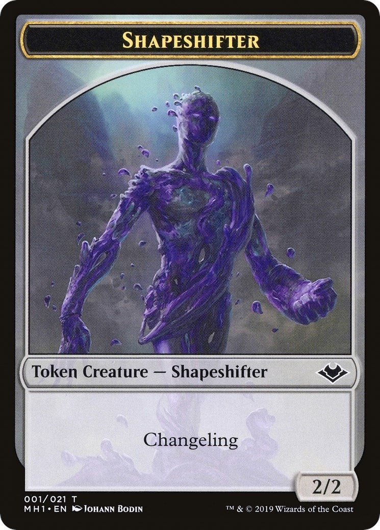Image for Shapeshifter // Myr Double-Sided Token (Modern Horizons) (1 // 19) - Magic: The Gathering