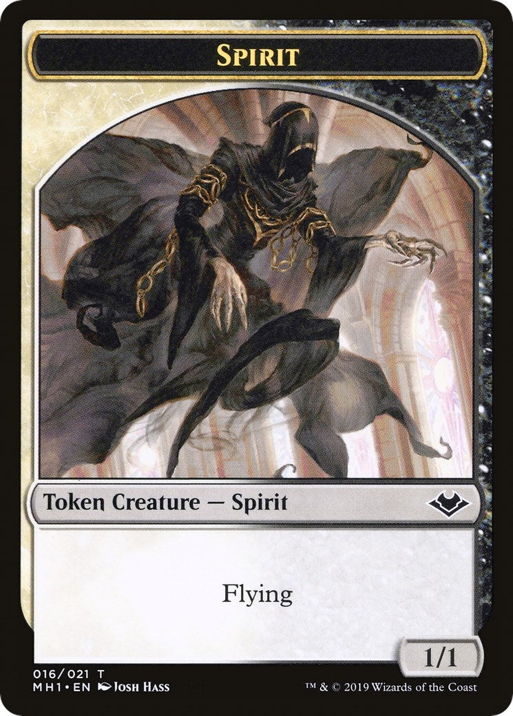 Image for Spirit // Golem Double-Sided Token (Modern Horizons) (16 // 18) - Magic: The Gathering