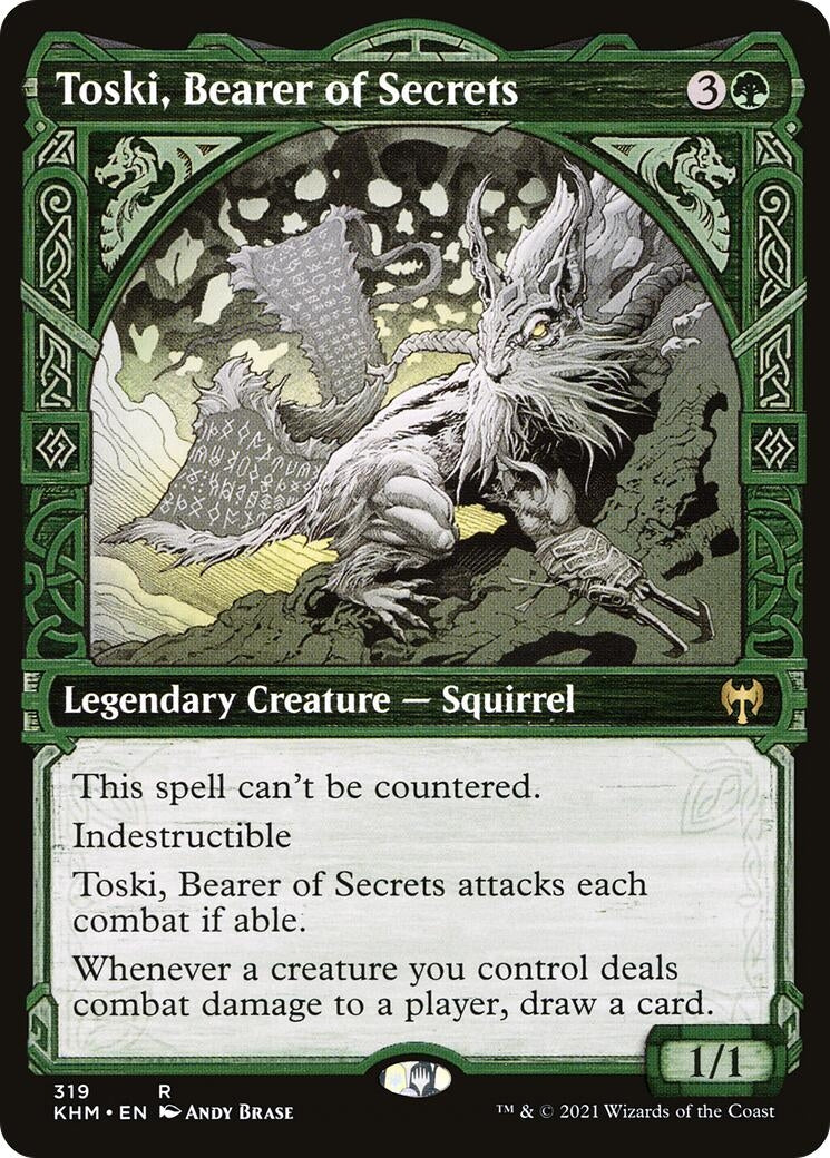Image for Toski, Bearer of Secrets (Showcase) (Kaldheim) (319) - Magic: The Gathering